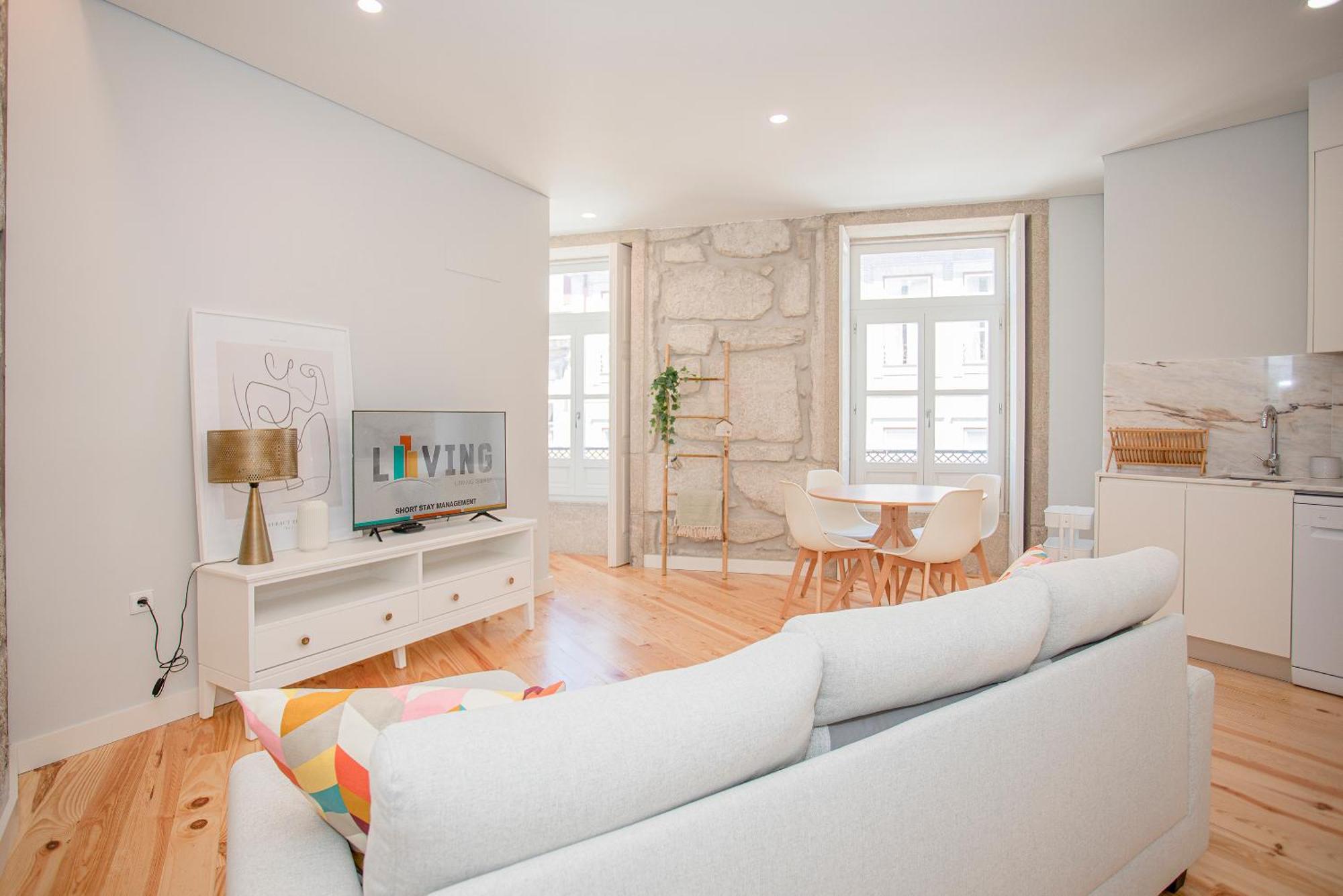 Liiiving In Porto - Aliados Stone Apartment Exteriör bild