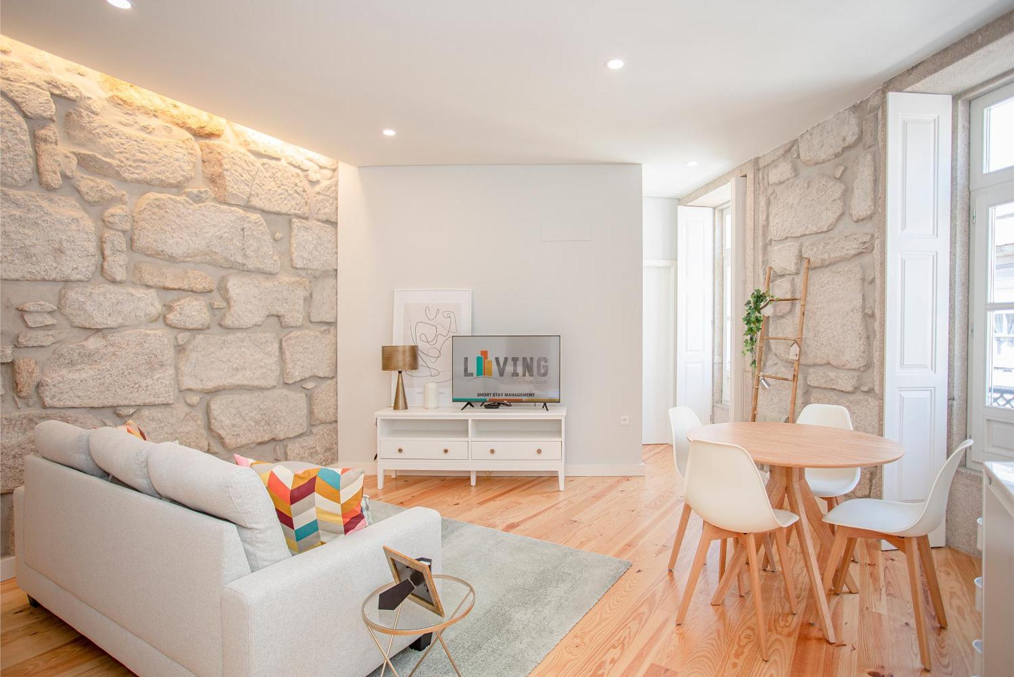 Liiiving In Porto - Aliados Stone Apartment Exteriör bild