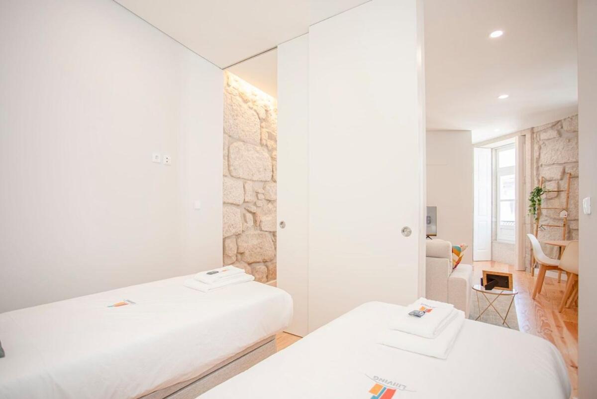 Liiiving In Porto - Aliados Stone Apartment Exteriör bild